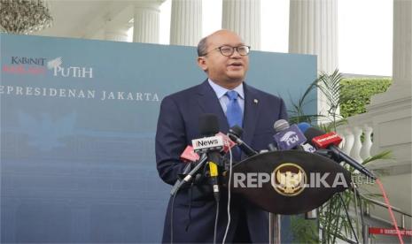 Menteri Investasi dan Hilirisasi/Kepala Badan Koordinasi Penanaman Modal (BPKM) Rosan Perkasa Roeslani di Istana Kepresidenan, Jakarta Pusat, Kamis (5/12/2024).