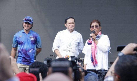 Menteri Kelautan dan Perikanan dalam Seafood Lovers Millennials yang jadi bagian dari rangkaian peringatan HUT Korpri 