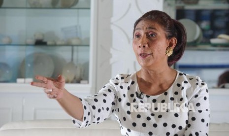 Menteri Kelautan dan Perikanan RI, Susi Pudjiastuti.