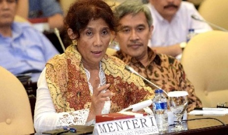 Menteri Kelautan dan Perikanan Susi Pudjiastuti.