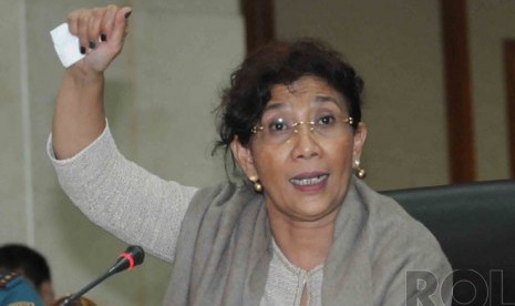 Menteri Kelautan dan Perikanan, Susi Pudjiastuti.