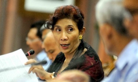 Menteri Kelautan dan Perikanan Susi Pudjiastuti.