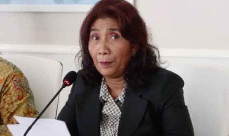 Menteri Kelautan dan Perikanan, Susi Pudjiastuti 