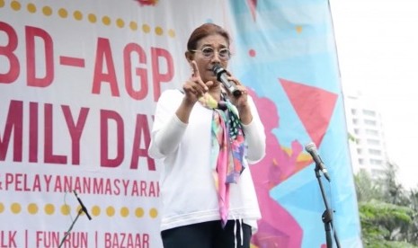 Menteri Kelautan dan Perikanan, Susi Pudjiastuti 