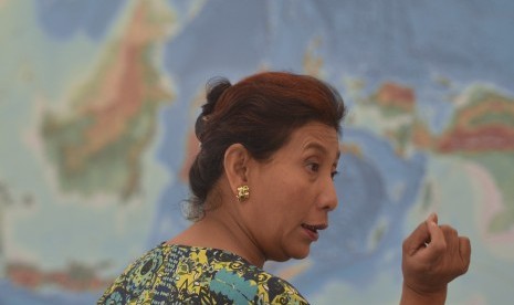 Menteri Kelautan dan Perikanan Susi Pudjiastuti