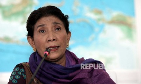 Menteri Kelautan dan Perikanan Susi Pudjiastuti