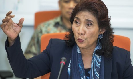 Menteri Kelautan dan Perikanan Susi Pudjiastuti. 