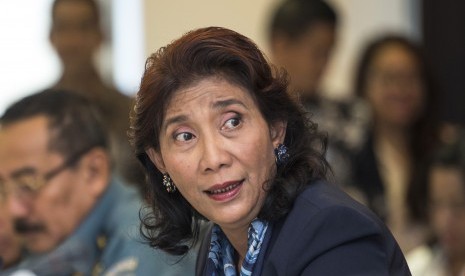 Menteri Kelautan dan Perikanan Susi Pudjiastuti 