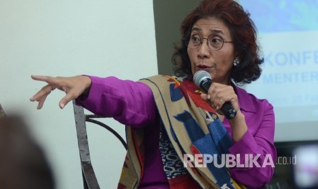 Menteri Kelautan dan Prikanan RI Susi Pudjiastuti 