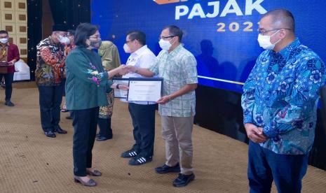 Menteri Keuangan Sri Mulyani memberikan apresiasi kepada Pemprov Jabar