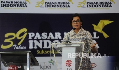 Menteri Keuangan Sri Mulyani. (Republika/Tahta Aidilla)