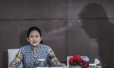 Menteri Koordinator bidang Pembangunan Manusia dan Kebudayaan (Menko PMK) Puan Maharani.