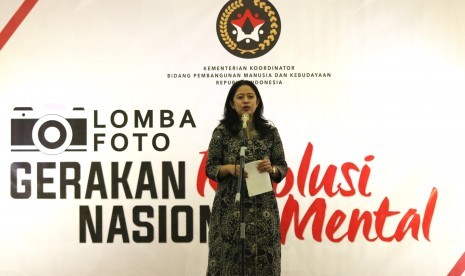 Menteri Koordinator Bidang Pembangunan Manusia dan Kebudayaan Puan Maharani.