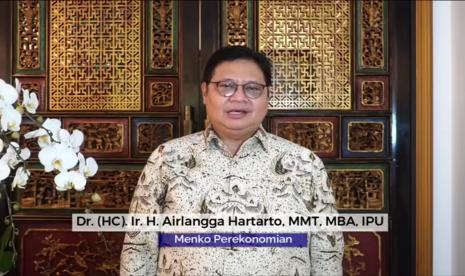 Menteri Koordinator Bidang Perekonomian Airlangga Hartarto 