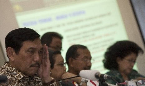 Menteri Koordinator bidang Politik, Hukum dan HAM Luhut Binsar Panjaitan.