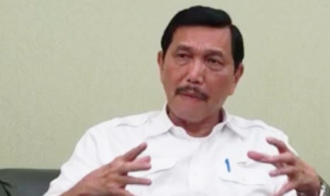 Menteri Koordinator bidang Politik, Hukum dan Keamanan (Menko Polhukam) Luhut Binsar Pandjaitan 