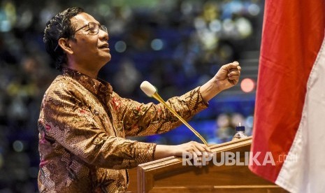 Menteri Koordinator Bidang Politik, Hukum dan Keamanan Mohammad Mahfud MD 