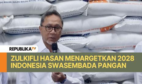 Menteri Koordinator (Menko) Bidang Pangan Zulkifli Hasan menargetkan 2028 Indonesia sudah bisa swasembada pangan.