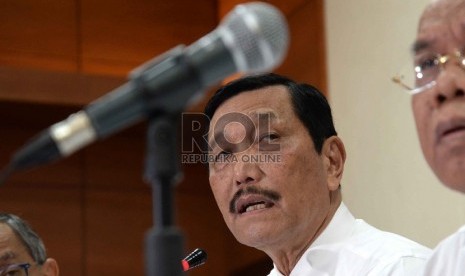 Menteri Koordinator Politik Hukum dan Keamanan Luhut Binsar Panjaitan.