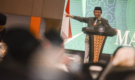 Menteri Koordinator Politik, Hukum, dan Keamanan Mahfud MD.