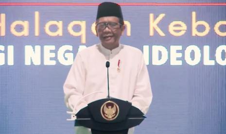 Menteri Koordinator Politik, Hukum dan Keamanan (Menko Polhukam) Mahfud MD.