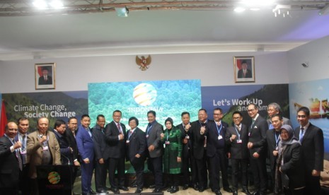 Menteri Lingkungan Hidup dan Kehutanan (KLHK) Siti Nurbaya Bakar memimpin delegasi Indonesiapada Konferensi pengendalian perubahan iklim (COP24), di Katowice, Polandia