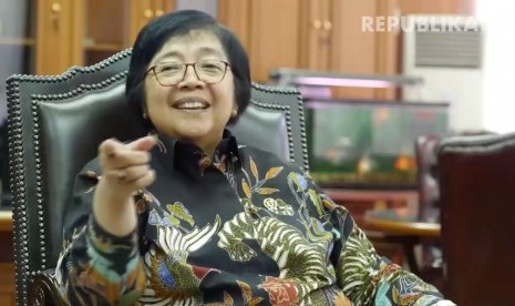 Menteri Lingkungan Hidup dan Kehutanan (KLHK), Siti Nurbaya Bakar 