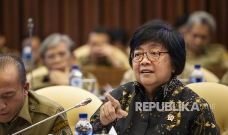 Menteri Lingkungan Hidup dan Kehutanan (LHK) Siti Nurbaya Bakar