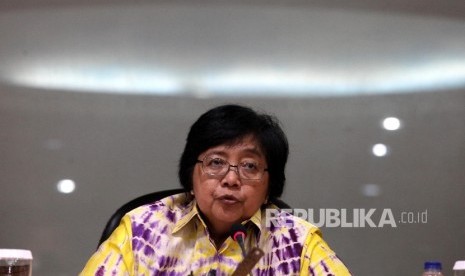 Menteri Lingkungan Hidup dan Kehutanan (LHK) Siti Nurbaya