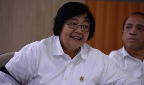 Menteri Lingkungan Hidup dan Kehutanan Siti Nurbaya 