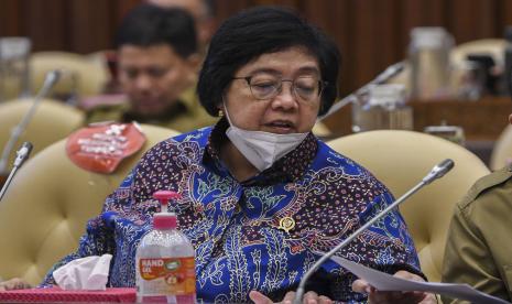 Menteri Lingkungan Hidup dan Kehutanan Siti Nurbaya Bakar.