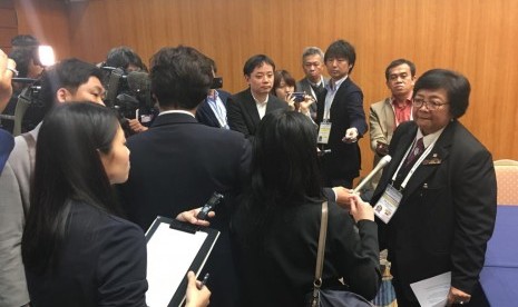 Menteri Lingkungan Hidup dan Kehutanan Siti Nurbaya dalam pertemuan G20 di Jepang