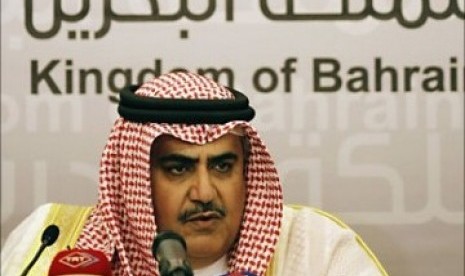  Menteri Luar Negeri Bahrain Syekh Khalid bin Ahmed Al-Khalifa