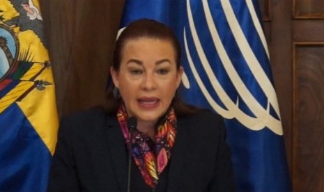 Menteri Luar Negeri Ekuador Maria Fernanda Espinosa.