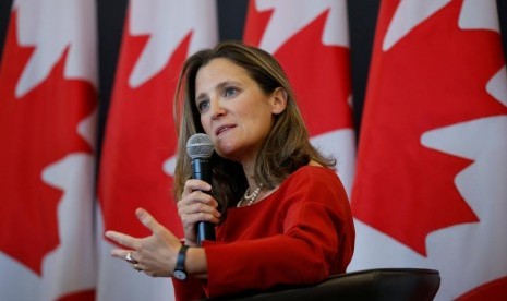 Menteri Luar Negeri Kanada Chrystia Freeland.