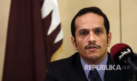 Menteri Luar Negeri (Menlu) Qatar Sheikh Mohammed bin Abdulrahman Al Thani  