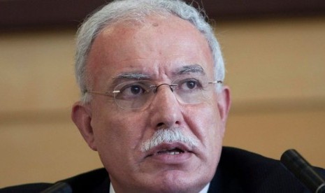 Menteri Luar Negeri Palestina Riad Al Maliki.