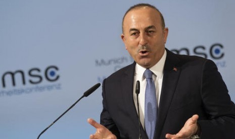 Menteri Luar Negeri Turki Mevlut Cavusoglu.