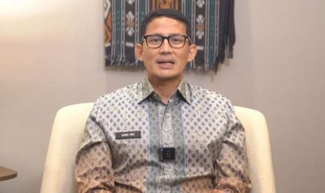 Menteri Pariwisata dan Ekonomi Kreatif dan Kepala Badan Pariwisata dan Ekonomi Kreatif (Menparekraf)  Sandiaga Salahuddin Uno