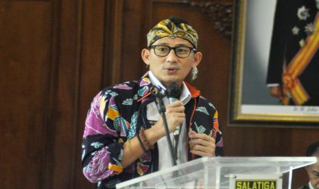 Menteri Pariwisata dan Ekonomi Kreatif (Menparekraf), Sandiaga Salahuddin Uno.