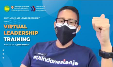 Menteri Pariwisata dan Ekonomi Kreatif (Menparekraf) Sandiaga Uno 