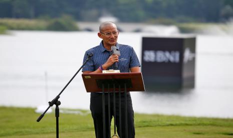 Soal KUHP Baru, Sandi Minta Turis Asing tak Ragu ke Indonesia. Foto: Menteri Pariwisata dan Ekonomi Kreatif (Menparekraf) Sandiaga Uno turut menyaksikan final turnamen BNI Indonesian Masters 2022 Presented by TNE, Ahad (4/12/2022). 