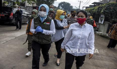 Menteri PPPA Dorong Perlindungan Perempuan dan Anak. Menteri Pemberdayaan Perempuan dan Perlindungan Anak (PPPA) Bintang Puspayoga (kanan).