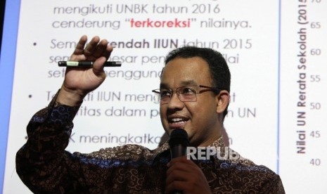 Anies Baswedan  (Republika/Rakhmawaty La'lang)