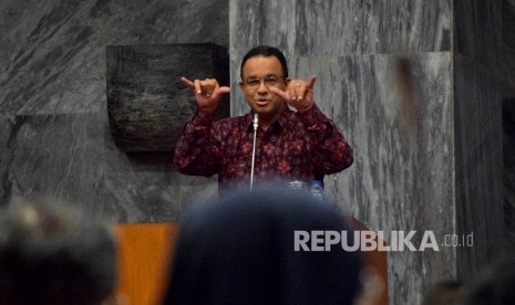 Menteri Pendidikan dan Kebudayaan RI Anies Baswedan. (Republika / Rakhmawaty La'lang)