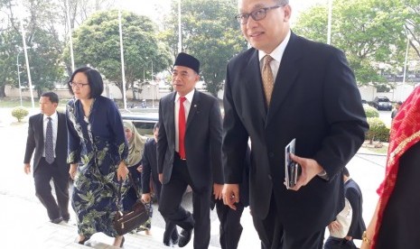 Menteri Pendidikan dan Kebudayaan RI, Muhadjir Effendy di Penang, Malaysia, Jumat (2/3). 