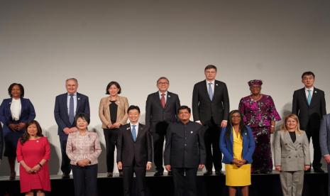 Menteri Perdagangan RI Zulkifli Hasan (Zulhas) memenuhi undangan Menteri Perdagangan Jepang Yasutoshi Nishimura untuk menghadiri G7 Trade Ministers Meeting (TMM) di Osaka, Jepang. 