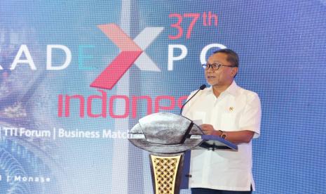 Menteri Perdagangan Zulkifli Hasan optimistis target transakasi perdagangan selama Trade Expo Indonesia (TEI) 2022 akan mencapai target 10 miliar dolar AS.