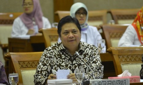 Menteri Perindustrian Airlangga Hartarto. 