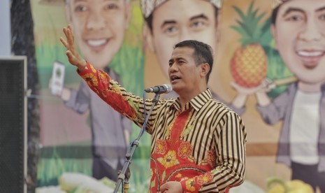 Menteri Pertanian Andi Amran Sulaiman menghadiri Hari Tani 2019.